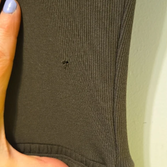 Vuori Pose Scoop Rib-knit Jumpsuit Sz Medium Kale - Picture 7 of 7